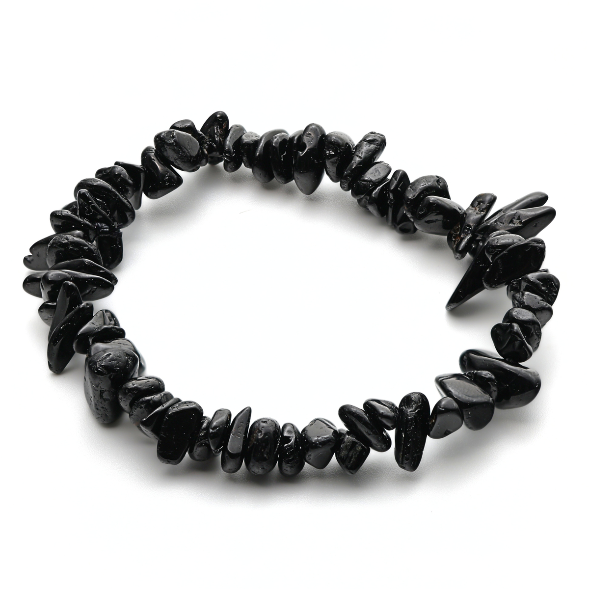 Koa Armband - Obsidian Natur-Splitter