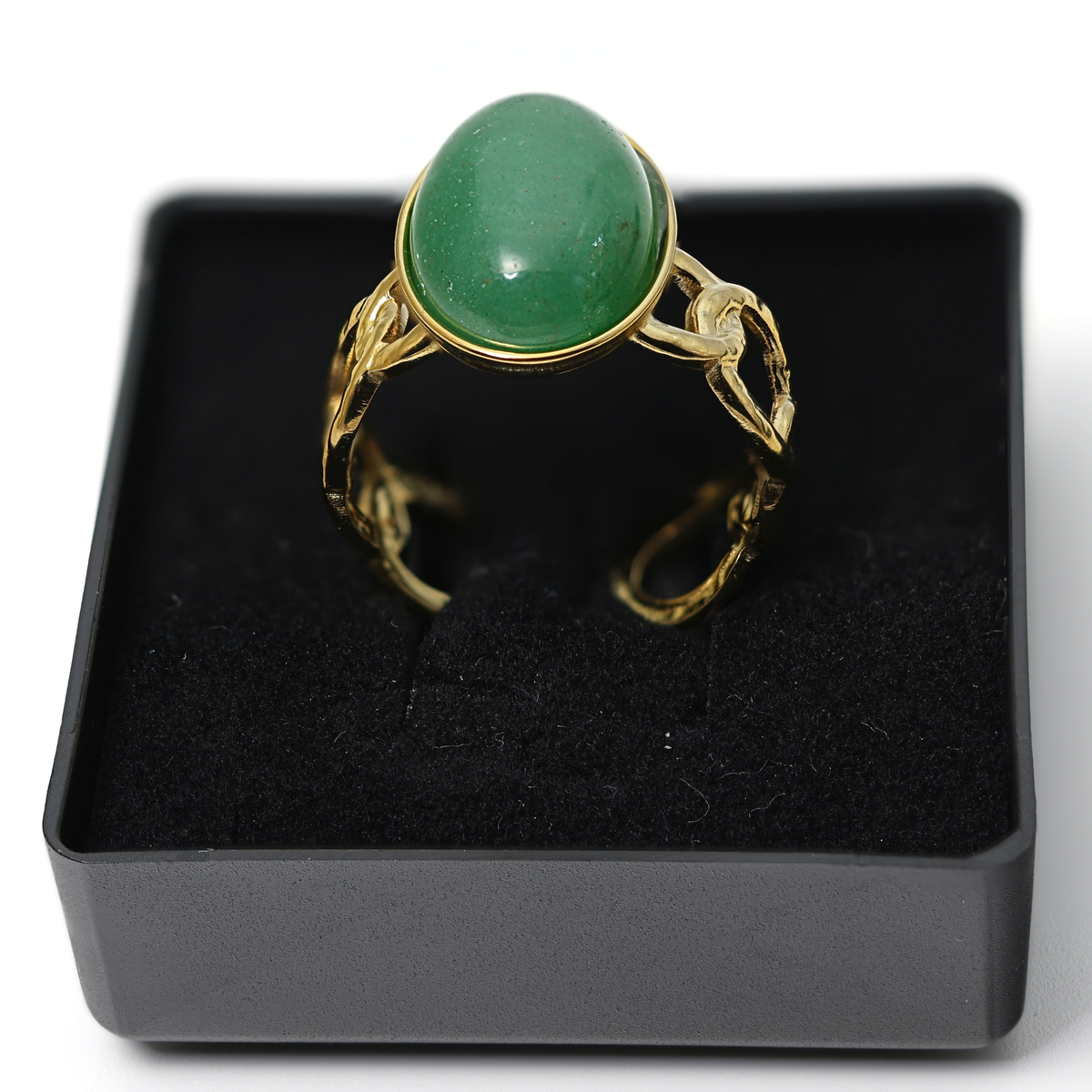 Savia Edelstein Ring – Grüner Aventurin