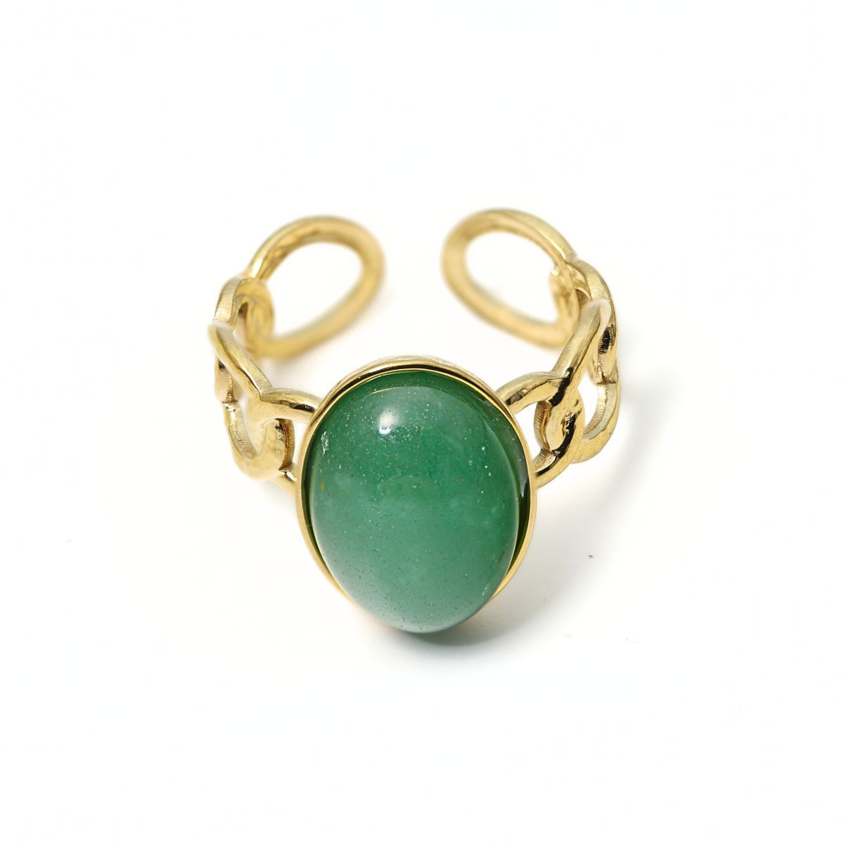 Savia Edelstein Ring – Grüner Aventurin